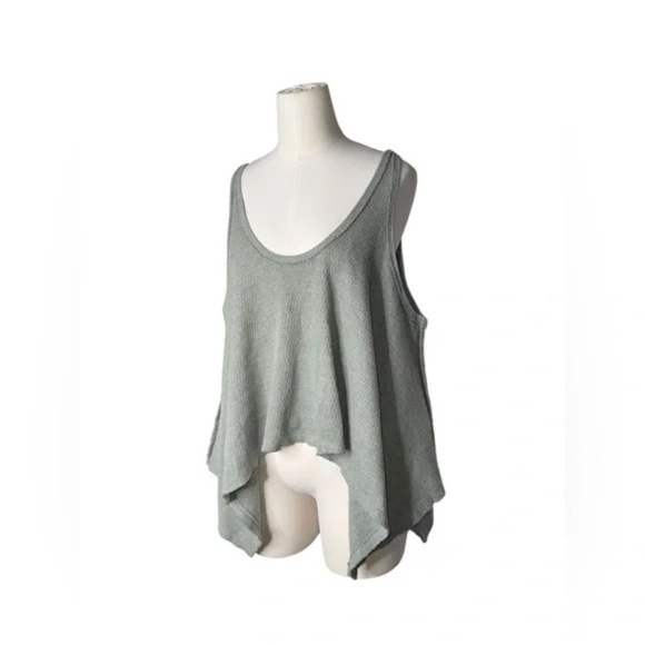 FREE PEOPLE Sing La La Tank By - Moss Size Small - Picture 3 of 7